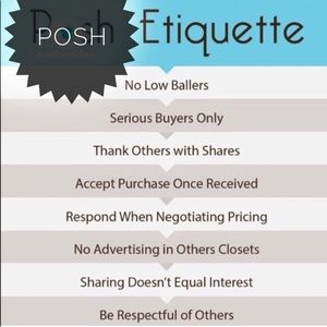 ❤️POSH Etiquette❤️
